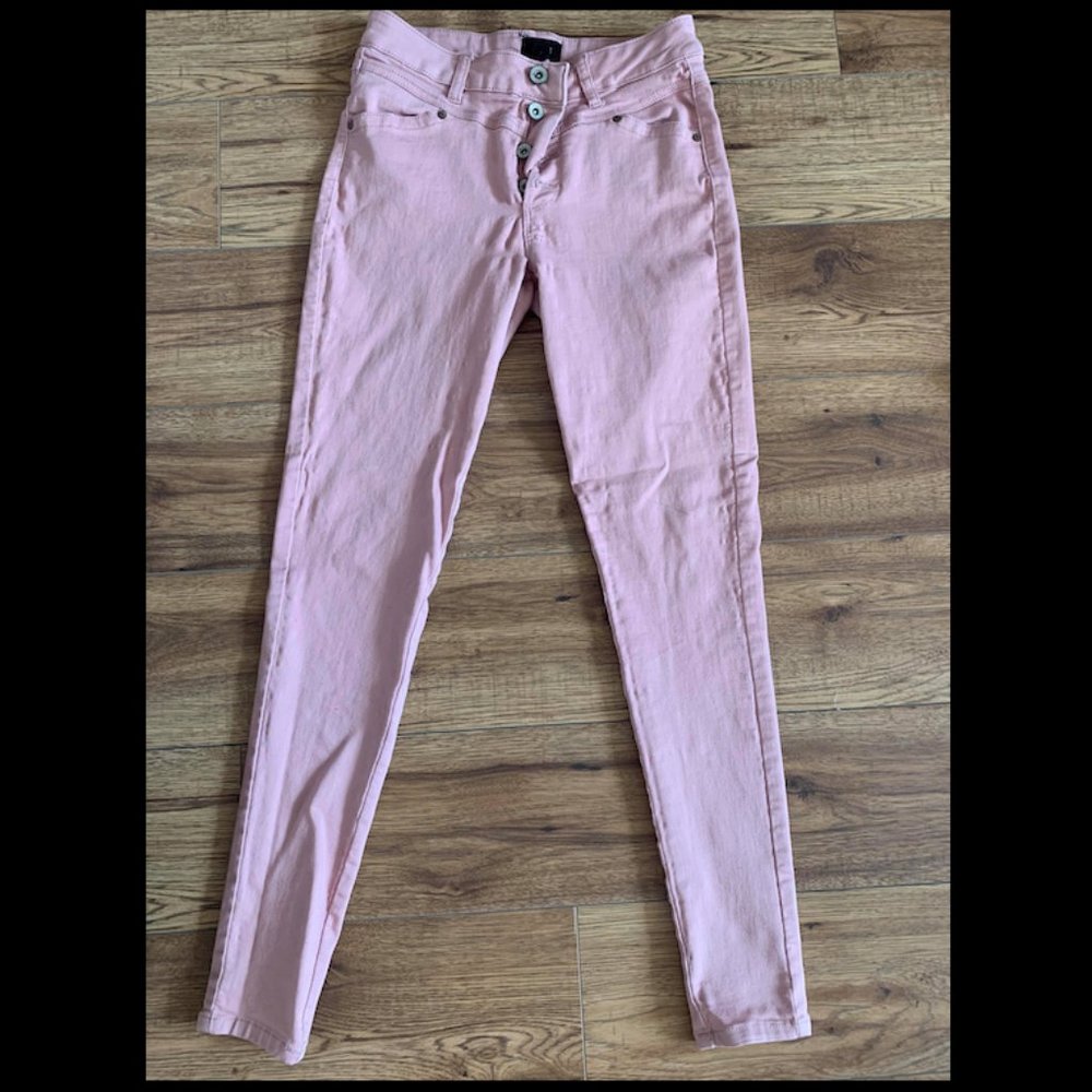 Millennial Pink Skinny Jeans
